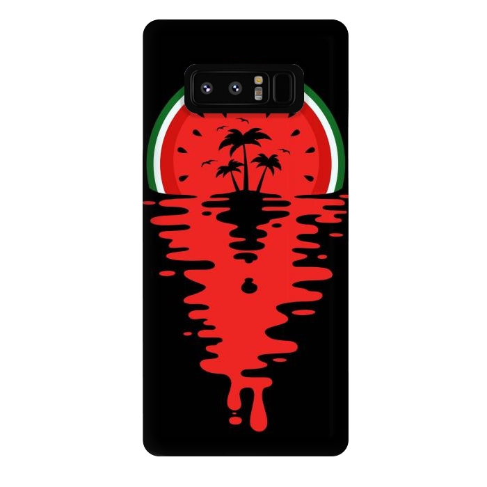 Galaxy Note 8 StrongFit Sunset Watermelon Vaporwave by LM2Kone