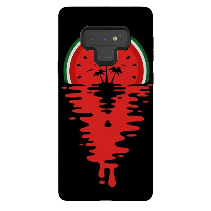 Galaxy Note 9 StrongFit Sunset Watermelon Vaporwave by LM2Kone