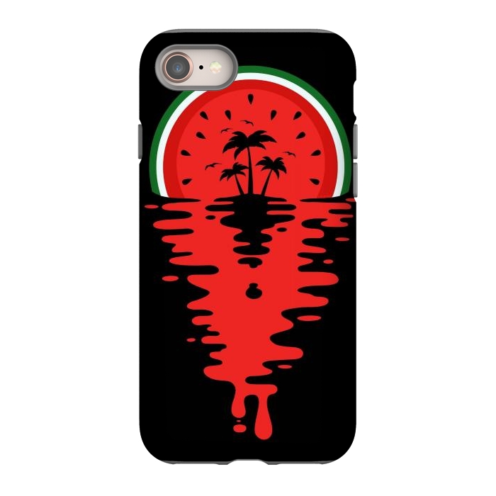 iPhone SE StrongFit Sunset Watermelon Vaporwave by LM2Kone