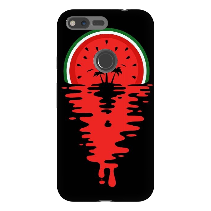 Pixel XL StrongFit Sunset Watermelon Vaporwave by LM2Kone