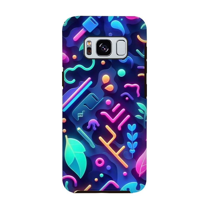 Galaxy S8 StrongFit Neon Nature by JohnnyVillas