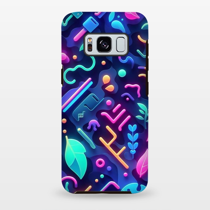 Galaxy S8 plus StrongFit Neon Nature by JohnnyVillas