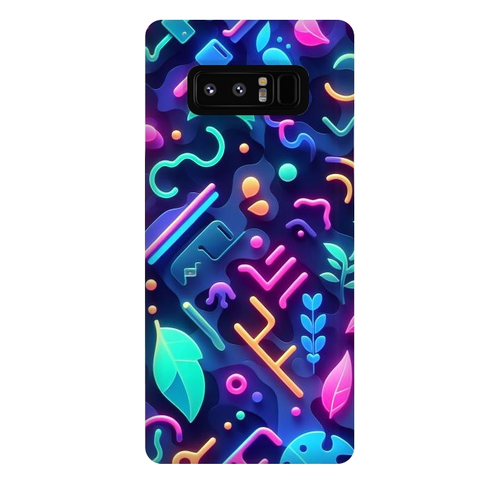 Galaxy Note 8 StrongFit Neon Nature by JohnnyVillas