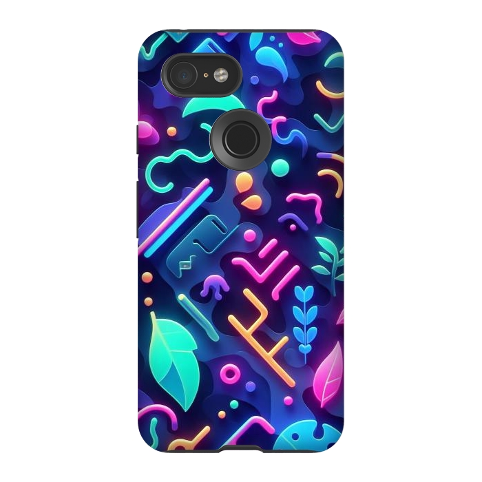 Pixel 3 StrongFit Neon Nature by JohnnyVillas