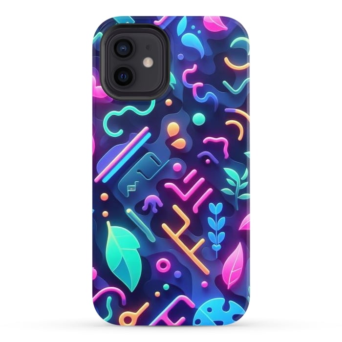 iPhone 12 StrongFit Neon Nature by JohnnyVillas
