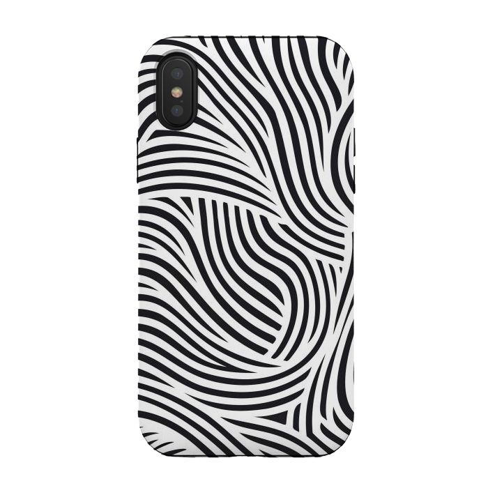 iPhone Xs / X StrongFit Zebra Chic by JohnnyVillas