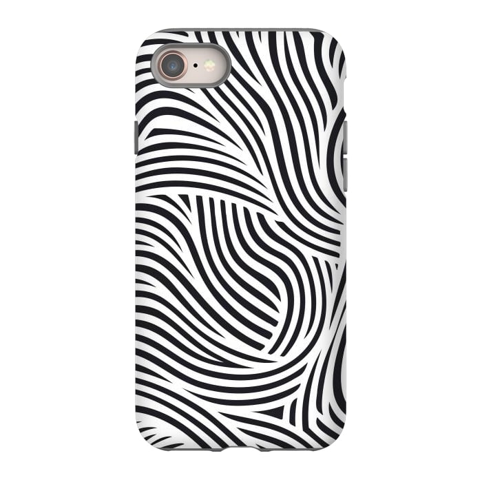 iPhone 8 StrongFit Zebra Chic by JohnnyVillas