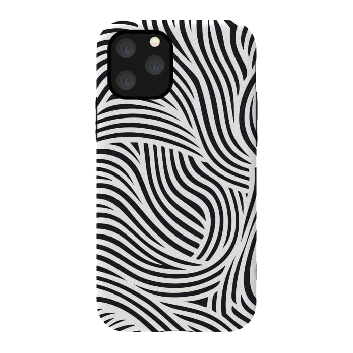 iPhone 11 Pro StrongFit Zebra Chic by JohnnyVillas