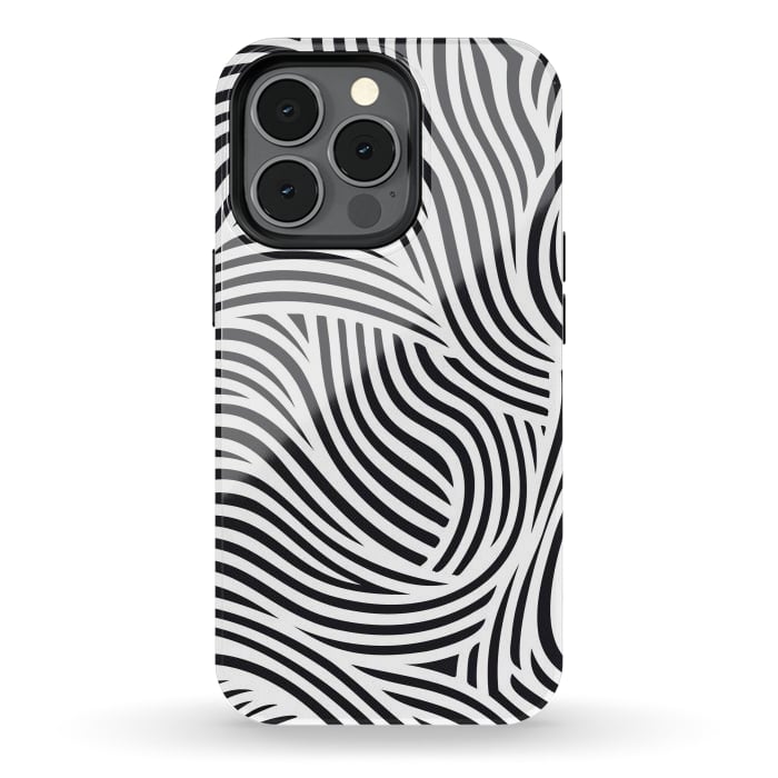 iPhone 13 pro StrongFit Zebra Chic by JohnnyVillas