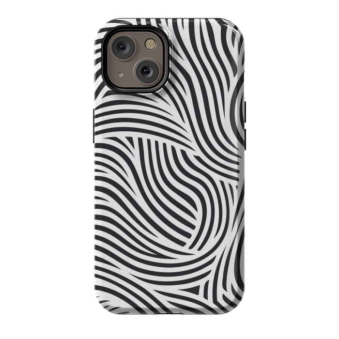 iPhone 14 StrongFit Zebra Chic by JohnnyVillas