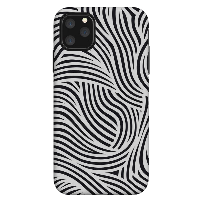 iPhone 11 Pro Max StrongFit Zebra Chic by JohnnyVillas