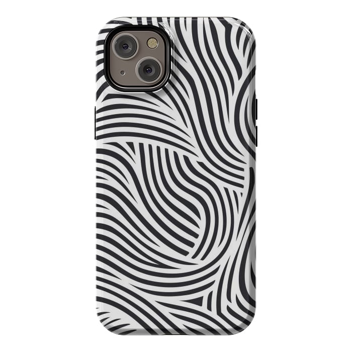 iPhone 14 Plus StrongFit Zebra Chic by JohnnyVillas
