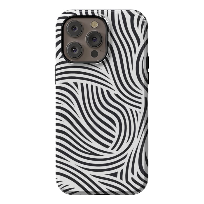 iPhone 14 Pro max StrongFit Zebra Chic by JohnnyVillas