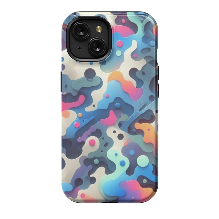 iPhone 15 StrongFit Plastic 3D Camo by JohnnyVillas