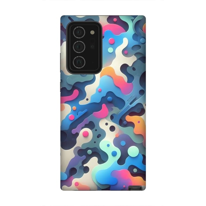 Galaxy Note 20 Ultra StrongFit Plastic 3D Camo by JohnnyVillas