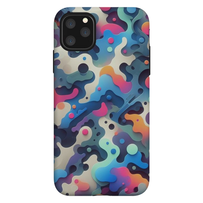 iPhone 11 Pro Max StrongFit Plastic 3D Camo by JohnnyVillas