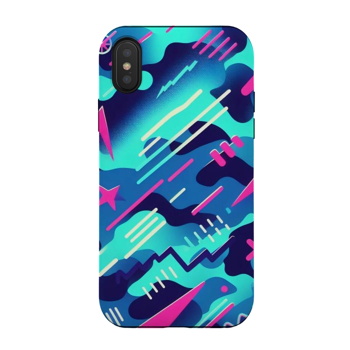iPhone Xs / X StrongFit 90s Fusion by JohnnyVillas