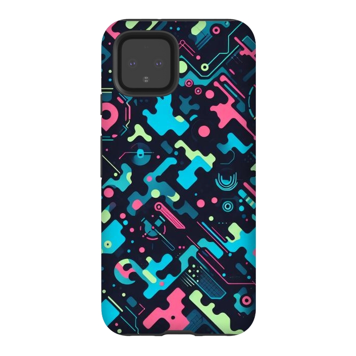 Pixel 4 StrongFit Cool Cyber by JohnnyVillas