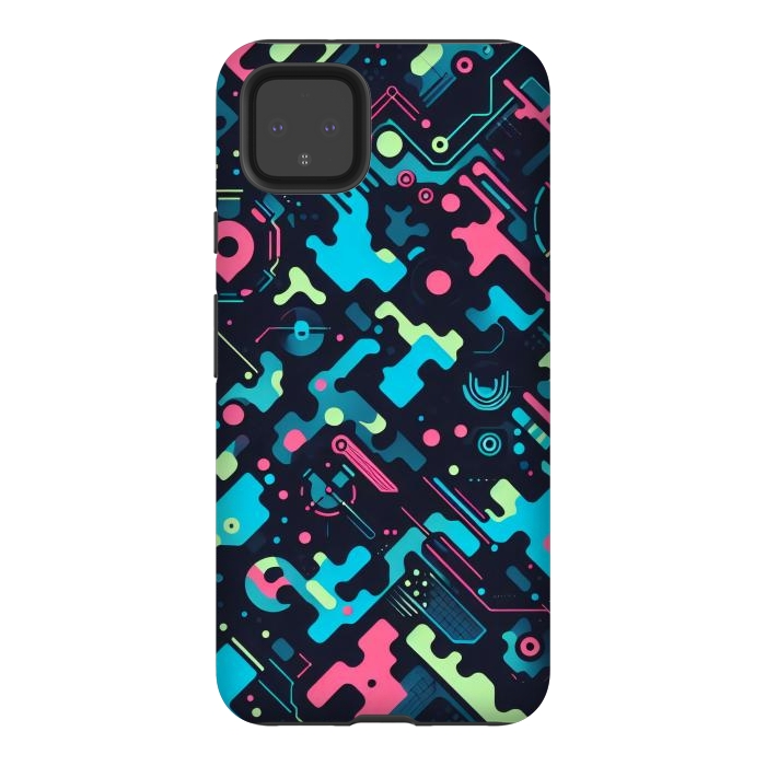 Pixel 4XL StrongFit Cool Cyber by JohnnyVillas
