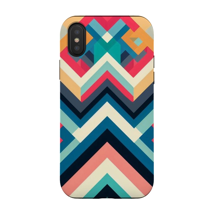 iPhone Xs / X StrongFit Culture Chevron by JohnnyVillas
