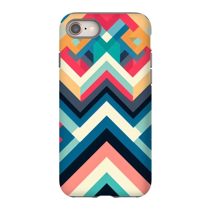 iPhone 8 StrongFit Culture Chevron by JohnnyVillas