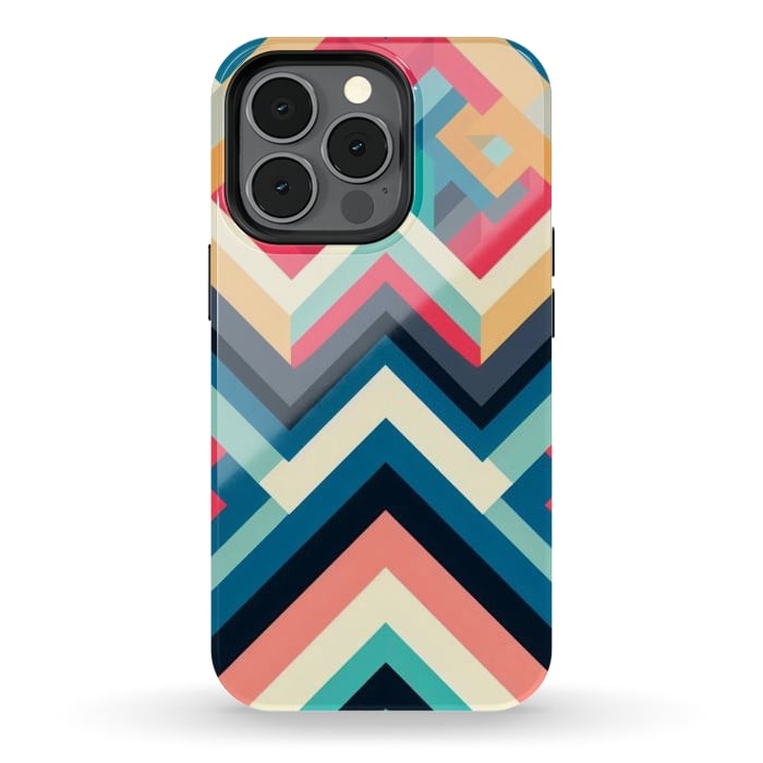 iPhone 13 pro StrongFit Culture Chevron by JohnnyVillas