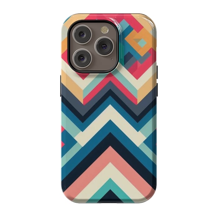 iPhone 14 Pro StrongFit Culture Chevron by JohnnyVillas