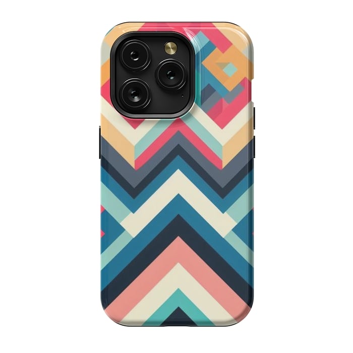 iPhone 15 Pro StrongFit Culture Chevron by JohnnyVillas