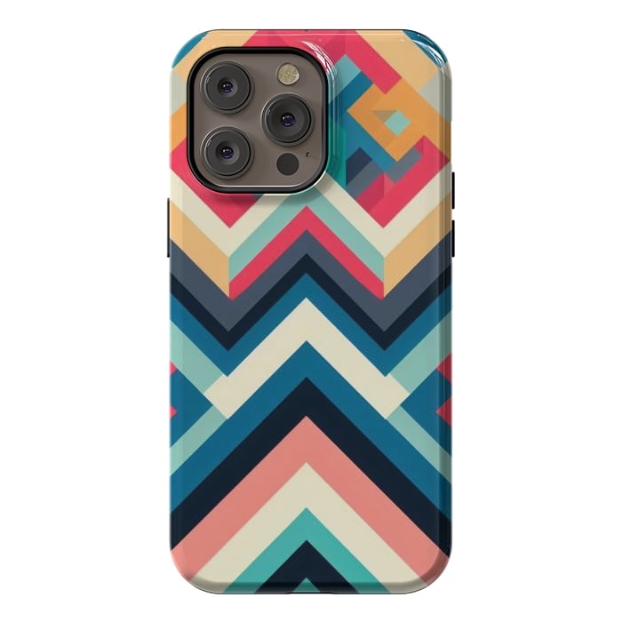 iPhone 14 Pro max StrongFit Culture Chevron by JohnnyVillas