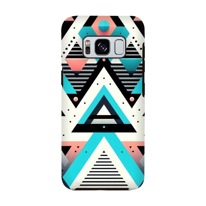 Galaxy S8 StrongFit Abstract Triangles by JohnnyVillas
