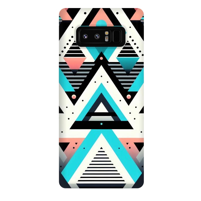 Galaxy Note 8 StrongFit Abstract Triangles by JohnnyVillas