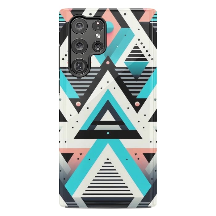 Galaxy S22 Ultra StrongFit Abstract Triangles by JohnnyVillas
