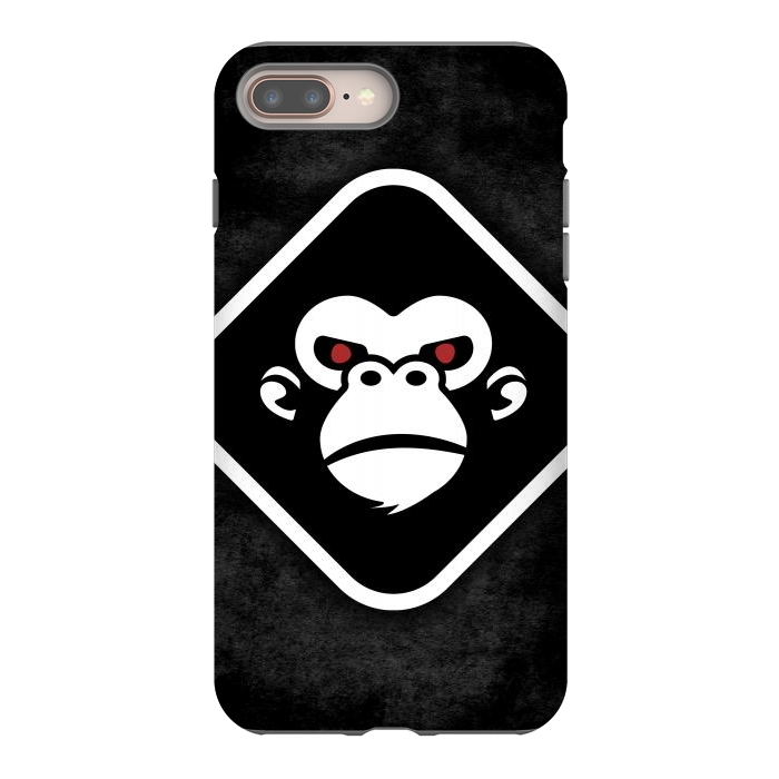 iPhone 7 plus StrongFit Monkey logo by Manuvila