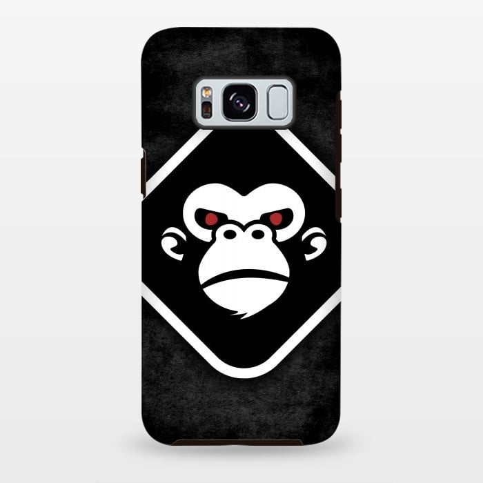 Galaxy S8 plus StrongFit Monkey logo by Manuvila