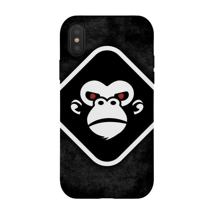 iPhone Xs / X StrongFit Monkey logo by Manuvila