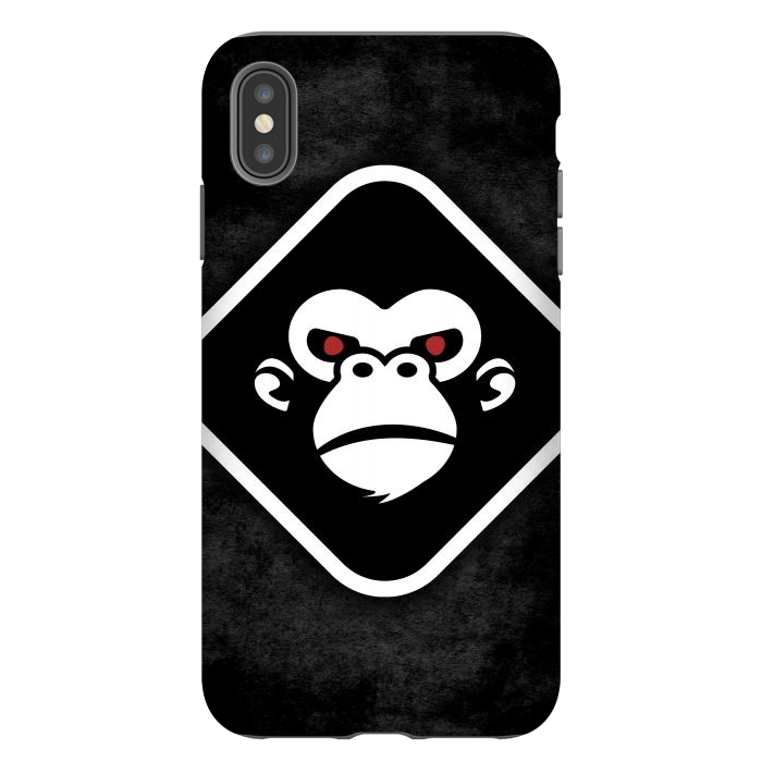 iPhone Xs Max StrongFit Monkey logo by Manuvila
