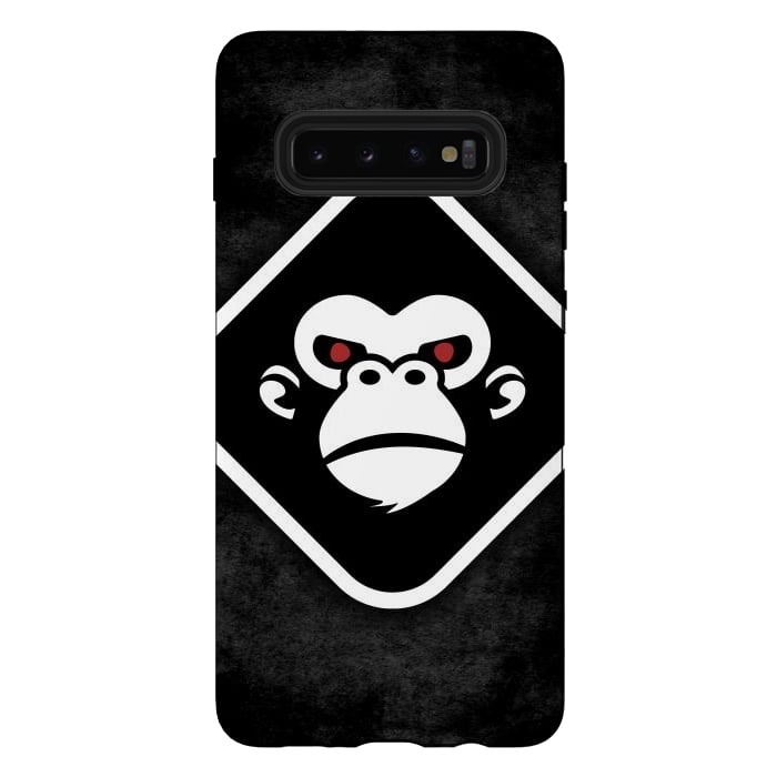 Galaxy S10 plus StrongFit Monkey logo by Manuvila