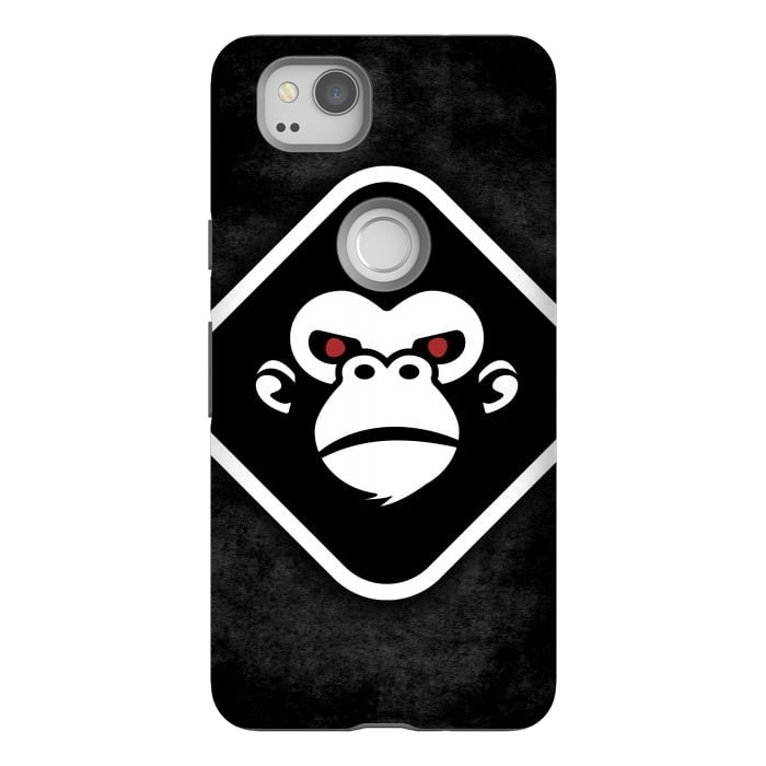 Pixel 2 StrongFit Monkey logo by Manuvila