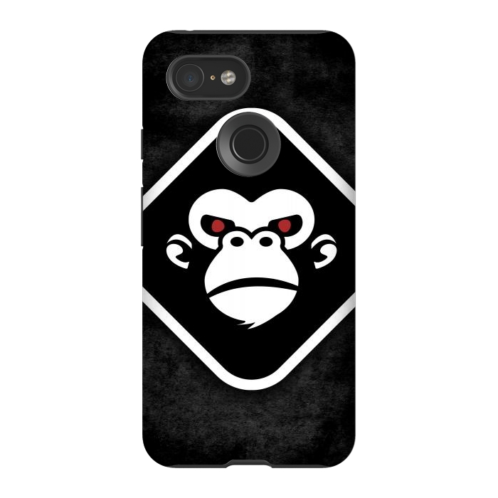 Pixel 3 StrongFit Monkey logo by Manuvila