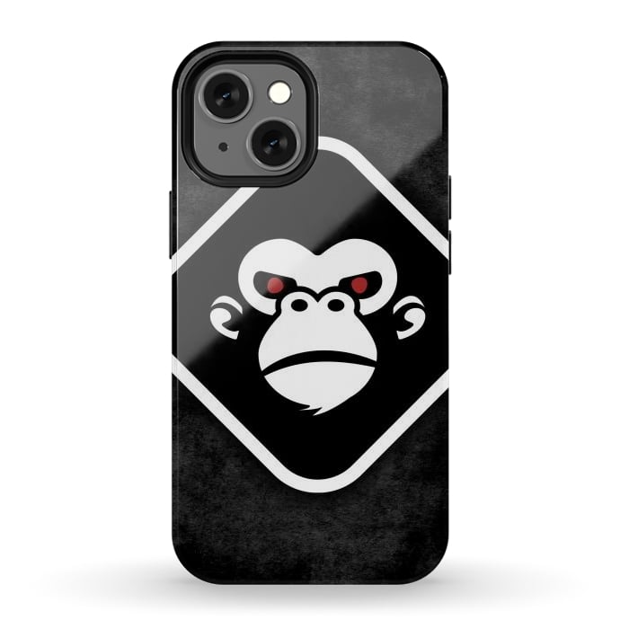 iPhone 13 mini StrongFit Monkey logo by Manuvila