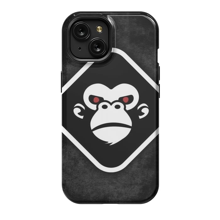 iPhone 15 StrongFit Monkey logo by Manuvila