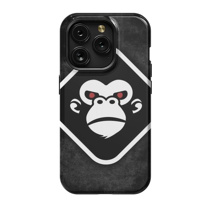 iPhone 15 Pro StrongFit Monkey logo by Manuvila