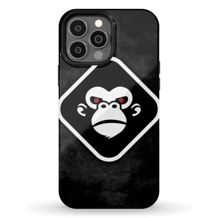 iPhone 13 Pro Max StrongFit Monkey logo by Manuvila