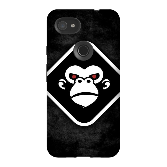 Pixel 3AXL StrongFit Monkey logo by Manuvila
