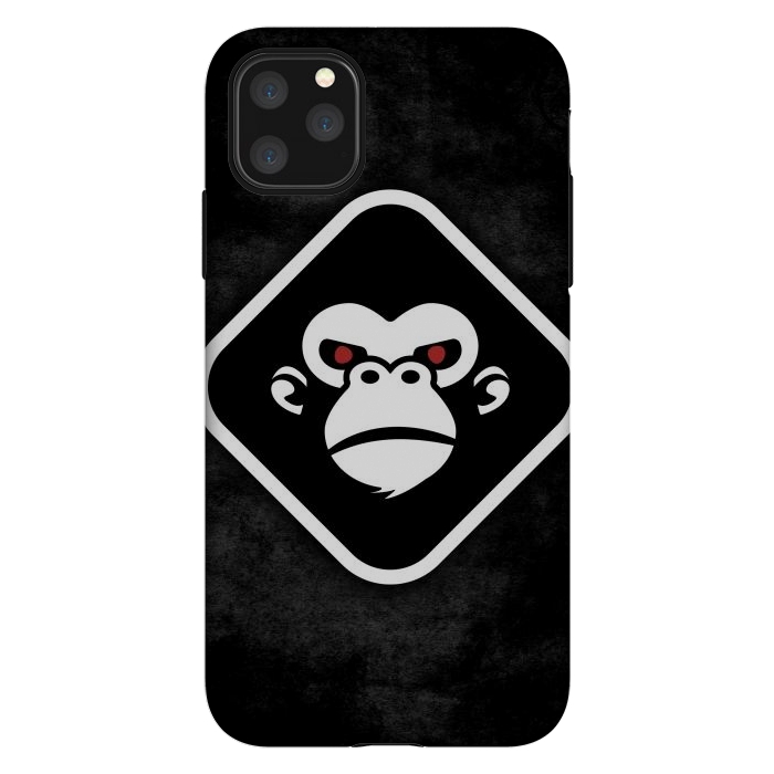 iPhone 11 Pro Max StrongFit Monkey logo by Manuvila