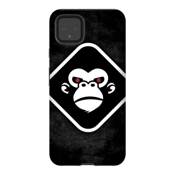 Pixel 4XL StrongFit Monkey logo by Manuvila