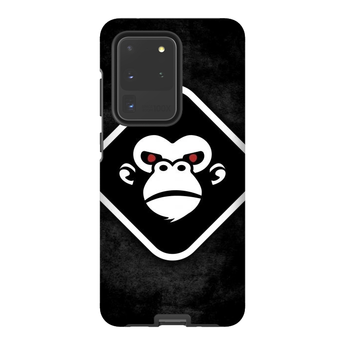 Galaxy S20 Ultra StrongFit Monkey logo by Manuvila
