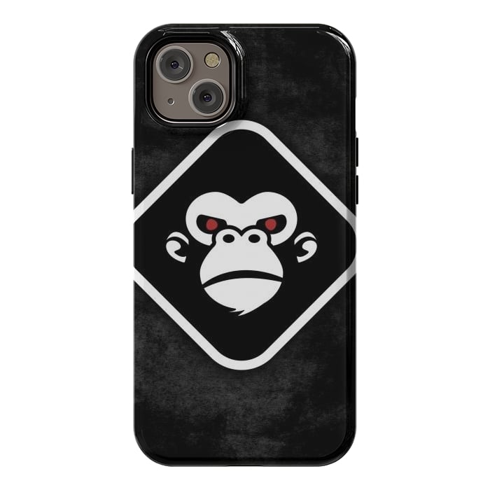 iPhone 14 Plus StrongFit Monkey logo by Manuvila