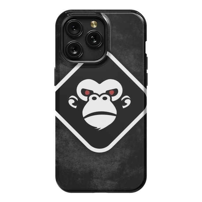 iPhone 15 Pro Max StrongFit Monkey logo by Manuvila