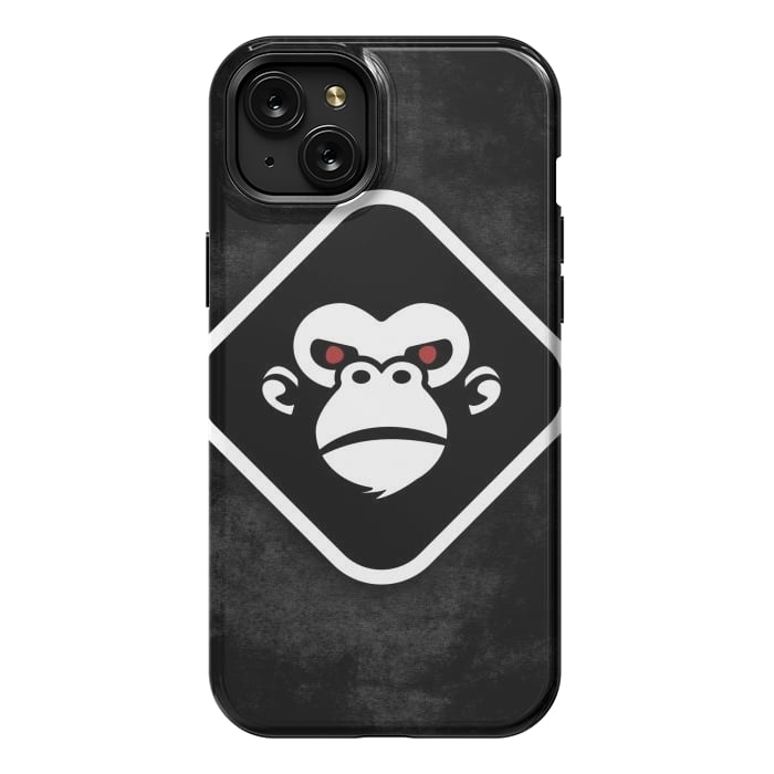 iPhone 15 Plus StrongFit Monkey logo by Manuvila